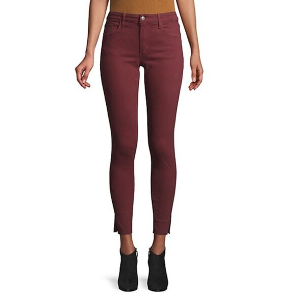 Joe's Jeans Skinny Ankle Jeans in Cranberry (NWT) - Picture 2 of 4